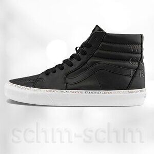 NEW VANS MENS SK8 HI DIVINE ENERGY IN HONOR OF WOMEN BLACK LEATHER VN0A7Q5NB6L